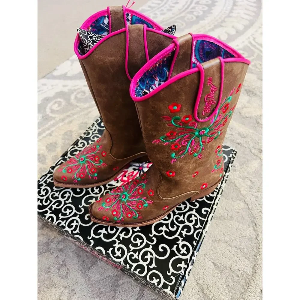 NIB❤️M&F Western Kids Cow Girl's Boot sz1.5